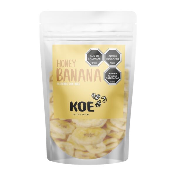 Chips de Plátano con Miel Koe Nuts y Snacks- Tienda Gourmet Emporio LaMarta