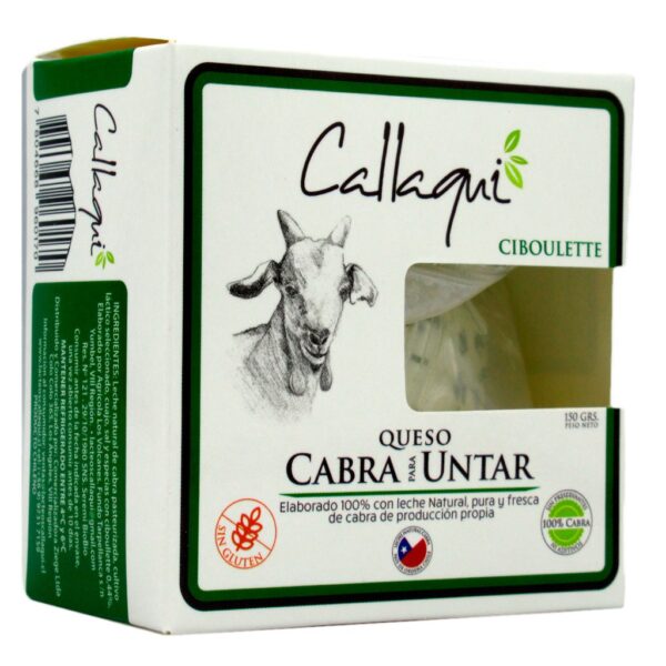 Queso de Cabra Untable Ciboulette Callaqui - Tienda Gourmet Emporio LaMarta